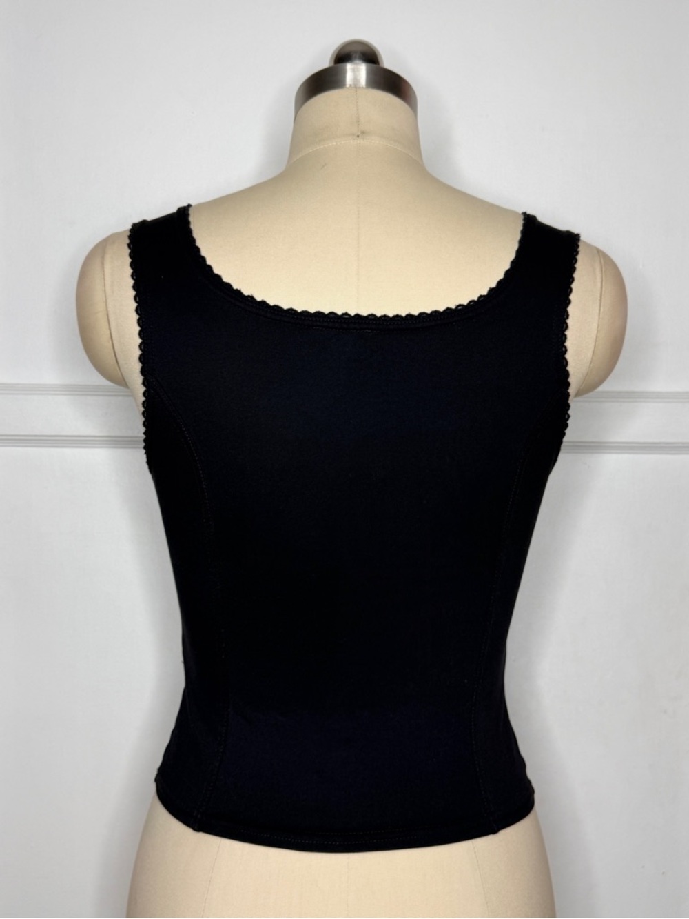 Pimkie black lace up tank - Picture 4 of 5